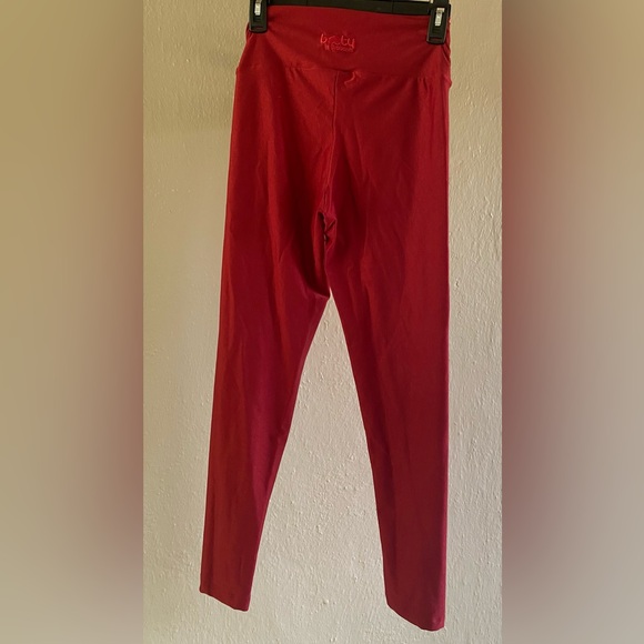 Booty by Brabants Women's Red Leggings - Picture 3 of 5